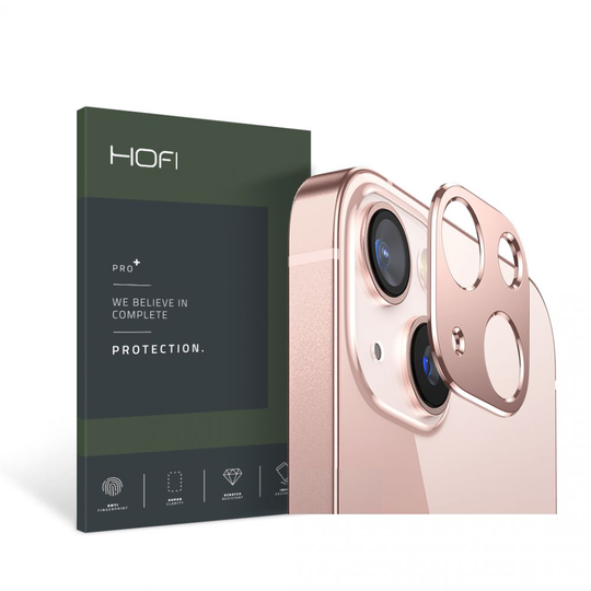 Hofi Linsskydd Härdat Glas iPhone 13 Mini / 13 - Rosa