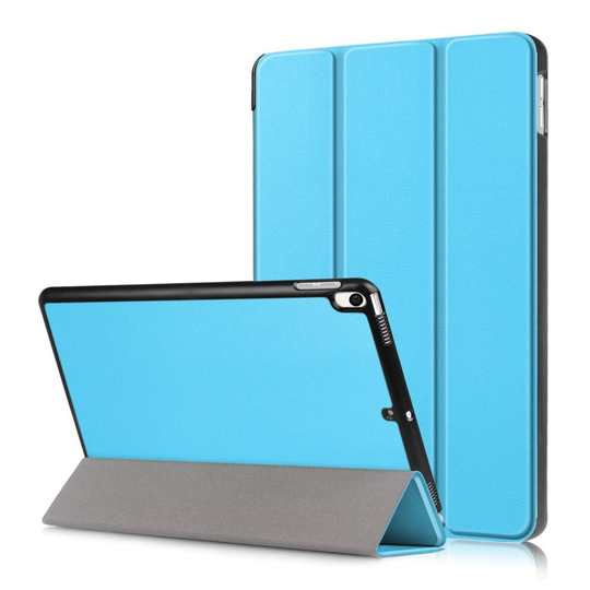 iPad Air (2019) vikfodral i läder - Ljusblå