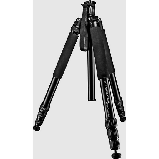 Mantona 21473 Trebensstativ Arbetshöjd=80 - 1850 mm Svart, Grå Vattenpass, inkl. handrem