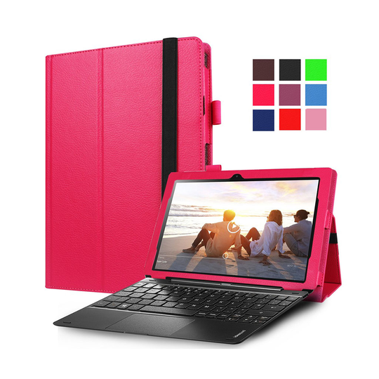Amdrup Läderfodral för Lenovo Miix 310 - Varm Rosa
