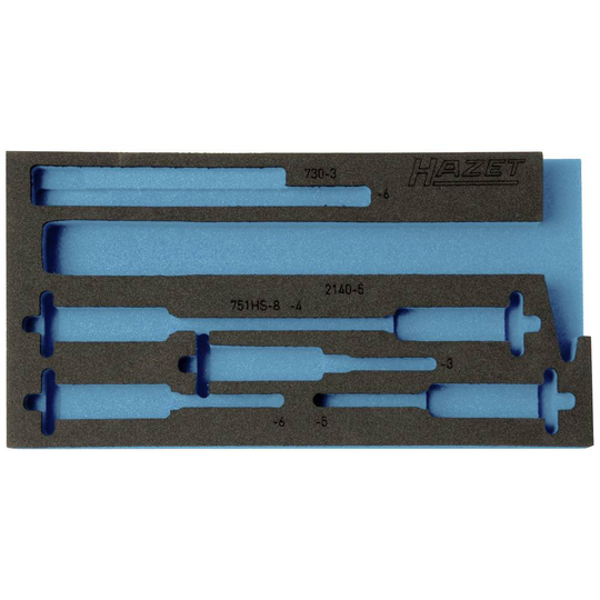 Hazet 163-299L 163-299L Skumgummiinlägg (L x B) 342 mm x 172 mm
