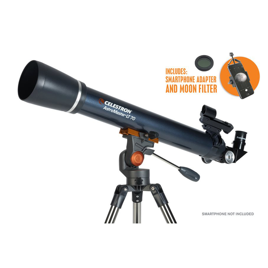 AstroMaster LT 70AZ refraktor med smartphoneadapter & månfilter