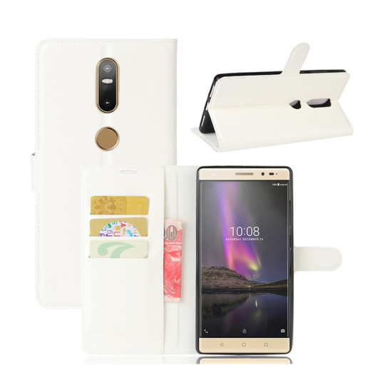 Lenovo Phab 2 Plus läderfodral - Vit