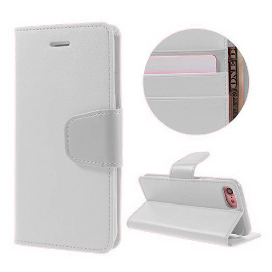 Samsung Galaxy J3 Pro Case with Card Holder (White)
