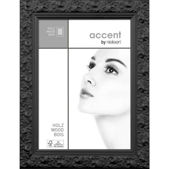 Nielsen Design 8540012 Växelram akryl Pappersformat: 40 x 50 cm Svart