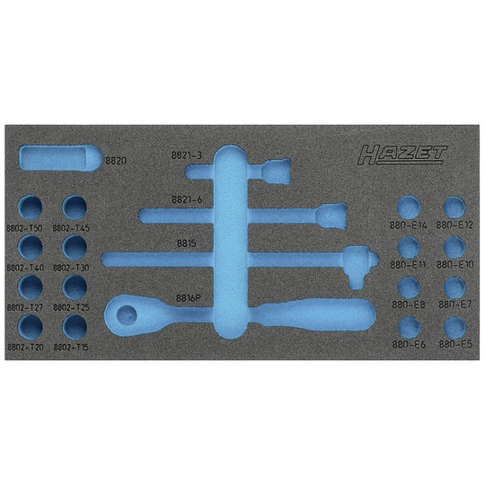 Hazet 163-348L 163-348L Skumgummiinlägg (L x B) 342 mm x 172 mm