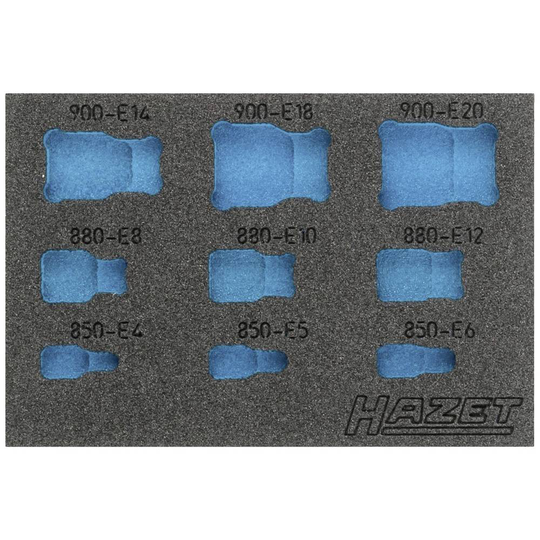 Hazet 163-360L 163-360L Skumgummiinlägg (L x B) 172 mm x 114 mm