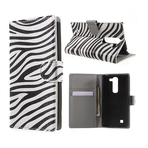 Moberg LG G4c Fodral med Plånbok - Zebra
