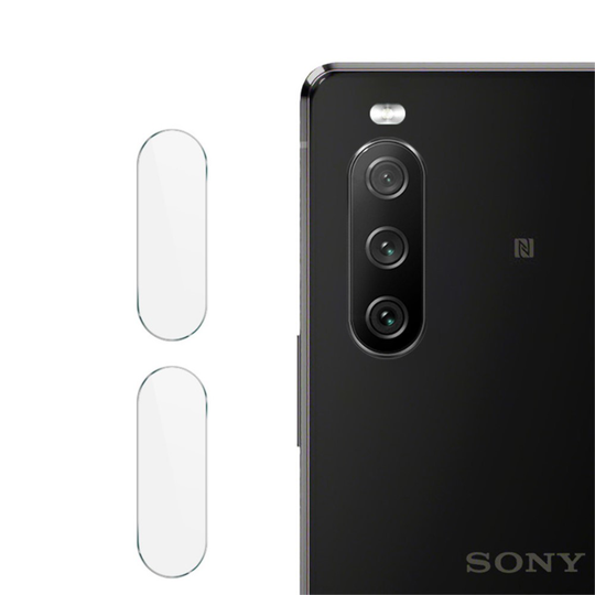 [2-PACK] Linsskydd Härdat glas Sony Xperia 10 III Skärmskydd