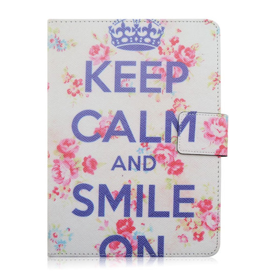 Samsung Galaxy Tab Pro 8.4 läderfodral med motiv - Keep calm