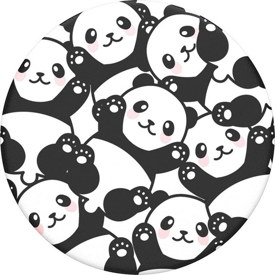 POPSOCKETS Pandamonium Stativ för mobiltelefon Svart, Vit N/A