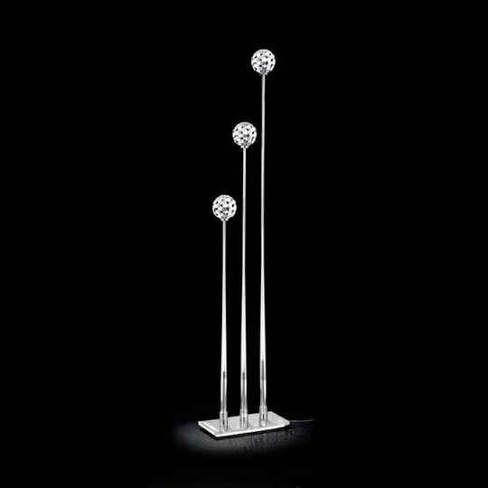 3 lampor golvlampa Sfera, fot klar