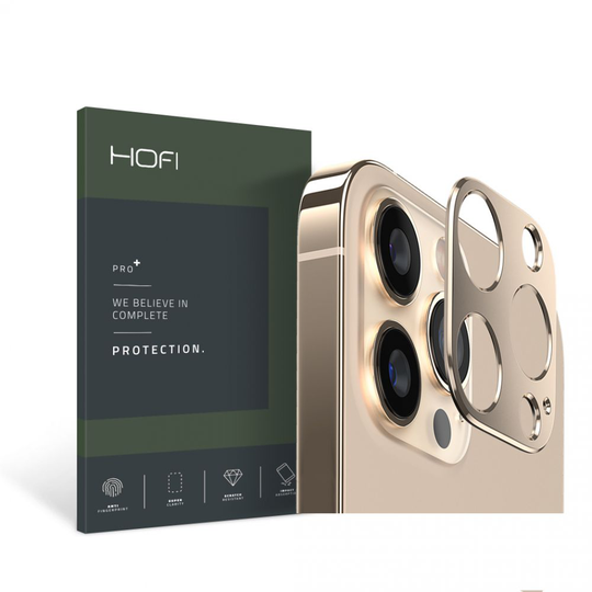 Hofi Linsskydd Härdat Glas iPhone 13 Pro / 13 Pro Max - Guld