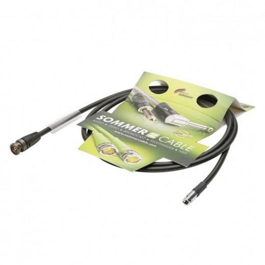 Sommer Cable VTMBR0050-SW-SW Video Anslutningskabel [1x Mini-BNC - 1x BNC-hane] 0.50 m Svart