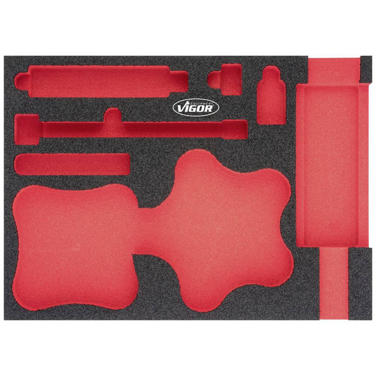 Vigor V4904-L V4904-L Skumgummiinlägg (L x B) 393 mm x 282 mm