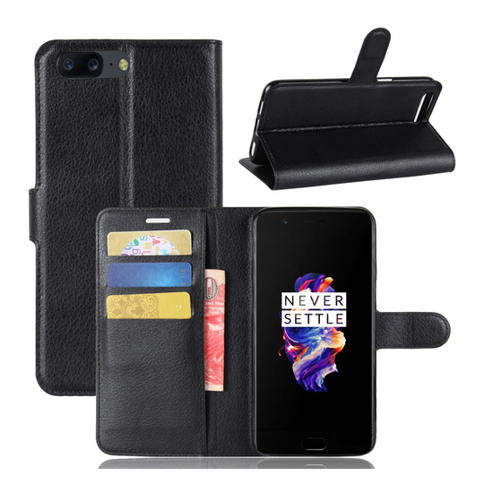 OnePlus 5 Case with Card Holder (Black)