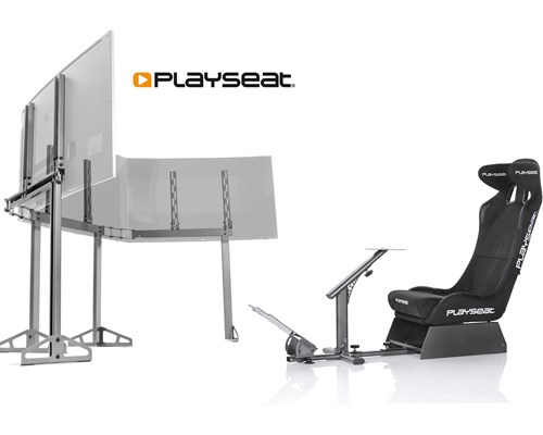 Playseat Evolution Pro Alcantara + Tv Stand Pro/pro 3s #kit