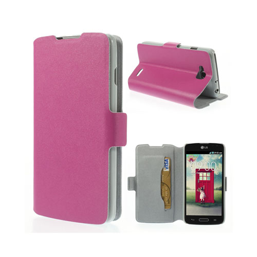 Bellman (Rosa) LG L90 Äkta Läder Flip-Fodral