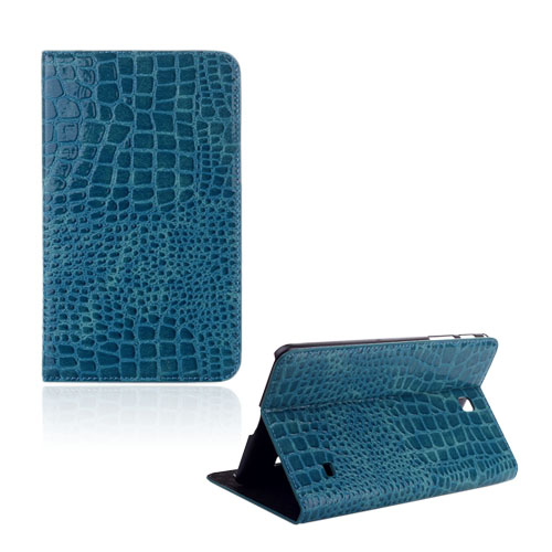 Croco (Blå) Samsung Galaxy Tab 4 8.0 Läderfodral