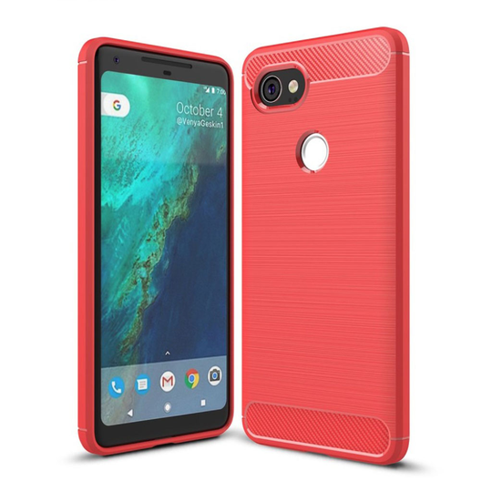 Google Pixel 2 XL Skal med förstärkta hörn - Röd