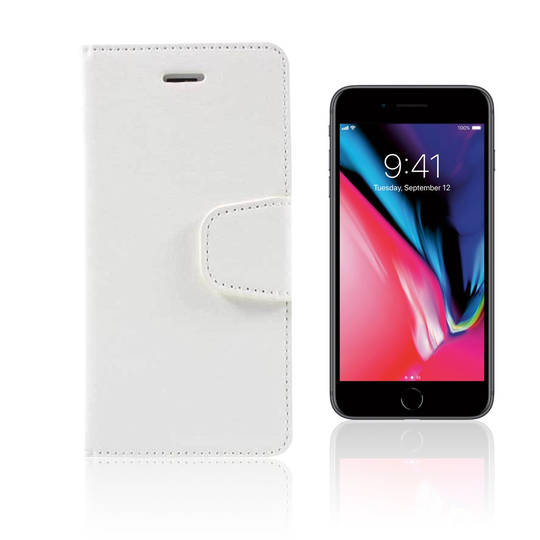 iPhone 7 / 8 Case with Card Holder (White)