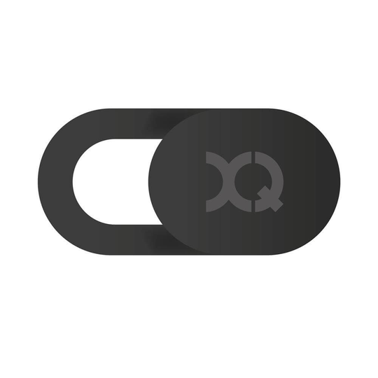 XQISIT Sliding Webcam Cover - Svart