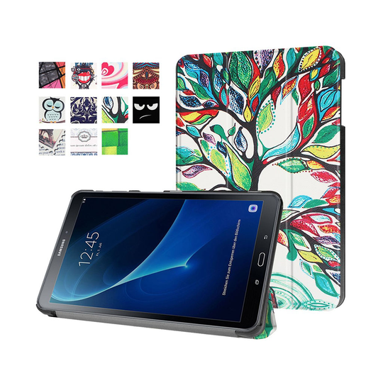 Läderfodral för Samsung Galaxy Tab A 10.1 (2016) - Träd