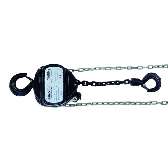 Eurolite kedjehiss 6 M/1.5T svart