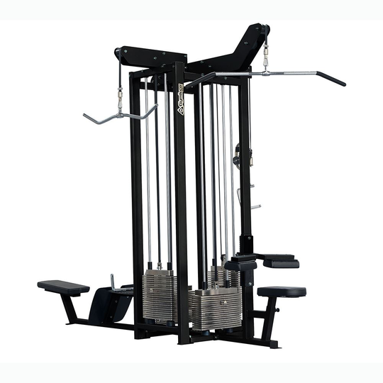 Gymleco Fyrstation - 4 Draghandtag, Styrkemaskin Multi