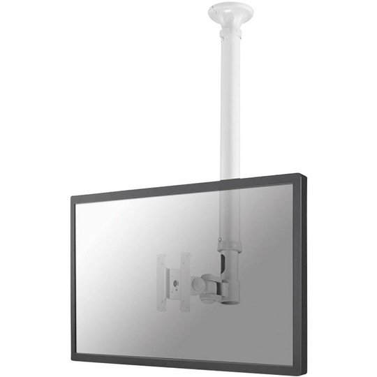 Neomounts by Newstar FPMA-C100WHITE 1x Monitor-takfäste 25,4 cm (10) - 76,2 cm (30) Justerbar i höjd, Tiltbar, Svängbar, Roterbar