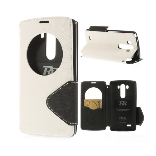Freestyle (Vit) LG G3 Flip-Fodral
