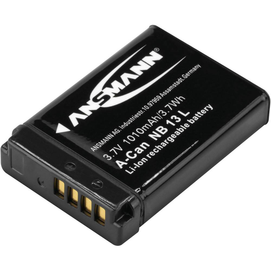 Ansmann A-Can NB 13L Kamerabatteri Ersättning originalbatteri NB-13L 3.7 V 1010 mAh