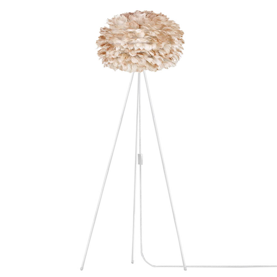 UMAGE Eos medium golvlampa trefot ljusbrun