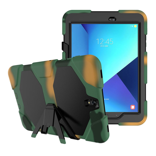 Samsung Galaxy Tab S3 9.7 silikonskal av militär kvalitet - kamoflage