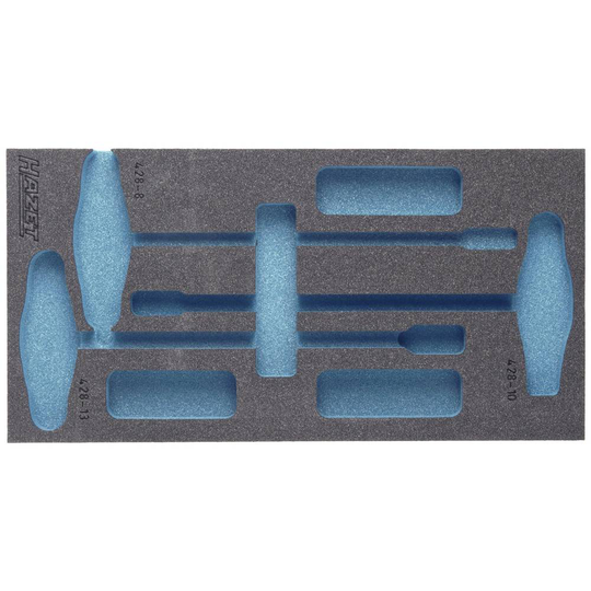 Hazet 163-122L 163-122L Skumgummiinlägg (L x B) 342 mm x 172 mm