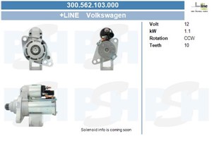 Startmotor, AUDI,SEAT,SKODA,VW, 0AH911023, 0AH911023A, 0AH911023D