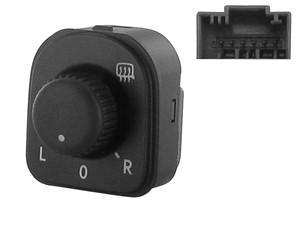 Strömställare, spegelinställning, Fram, Förarsida, SEAT,VW, 1K0 959 565 F REH, 1K0 959 565 F, 1K0 959 565 H REH, 1K0 959 565 H, 1K0 959