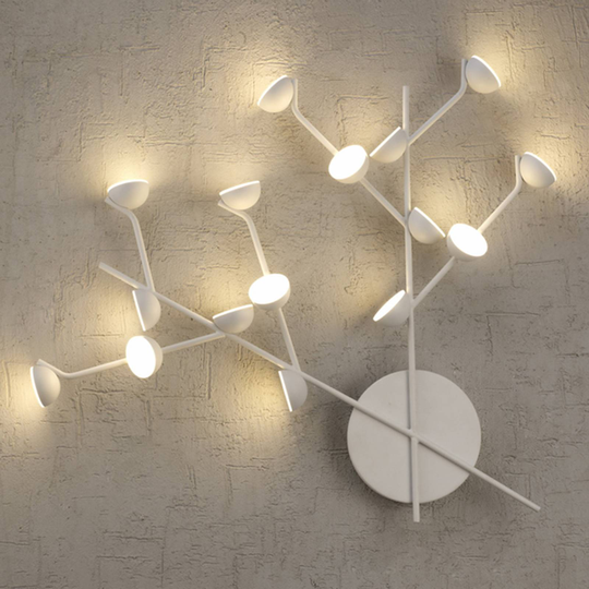 LED-vägglampa Adn 16 lampor