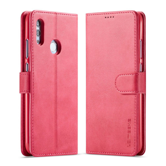 LC.IMEEKE Huawei P Smart 2019 Läderfodral - Rosa