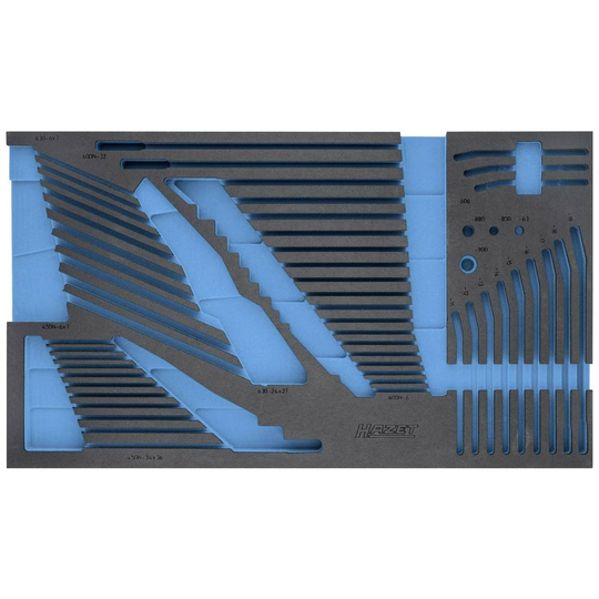 Hazet 163-528L 163-528L Skumgummiinlägg (L x B) 691 mm x 392 mm