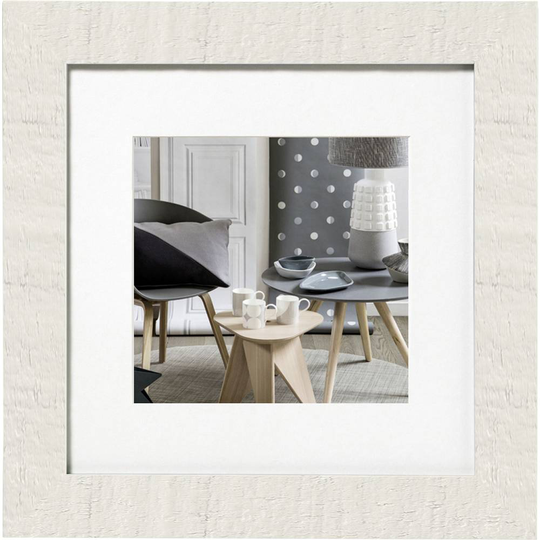 walther+ design HO440V Växelram akryl Pappersformat: 40 x 40 cm Vit