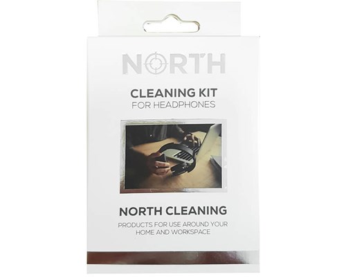 North Rengöringskit För Hörlurar 2x Vätska 30ml, Borste Och Duk