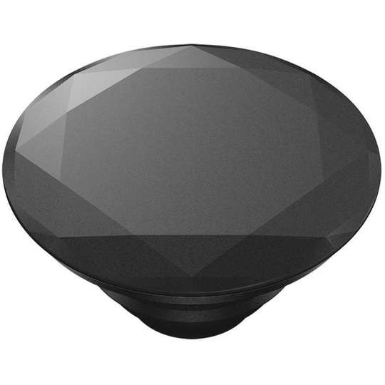 POPSOCKETS Metallic Diamond Black Stativ för mobiltelefon Svart N/A