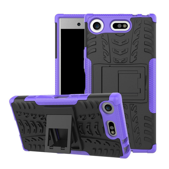 Sony Xperia XZ1 Compact Skal med kickstand funktion - Lila