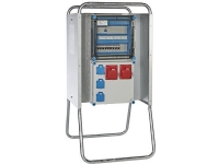 Målertavle 40A med stativ. For ledningsmåler Afgange: 3 x DK 230V/13A, 2 x CEE 400V/16A