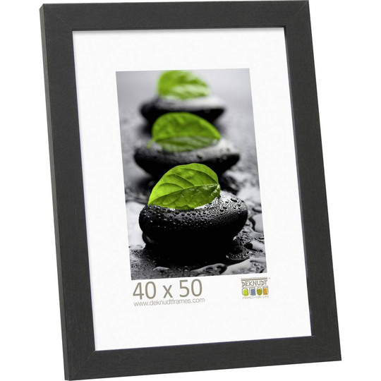 Deknudt S44CF2 40X50 Växelram akryl Pappersformat: 40 x 50 cm Svart