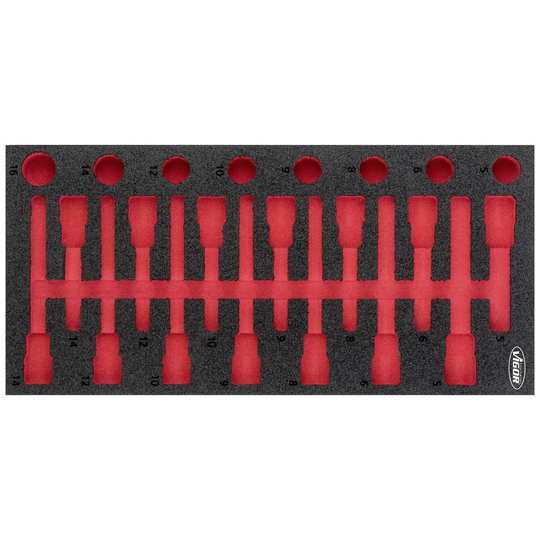 Vigor V5091-L V5091-L Skumgummiinlägg (L x B) 393 mm x 188 mm