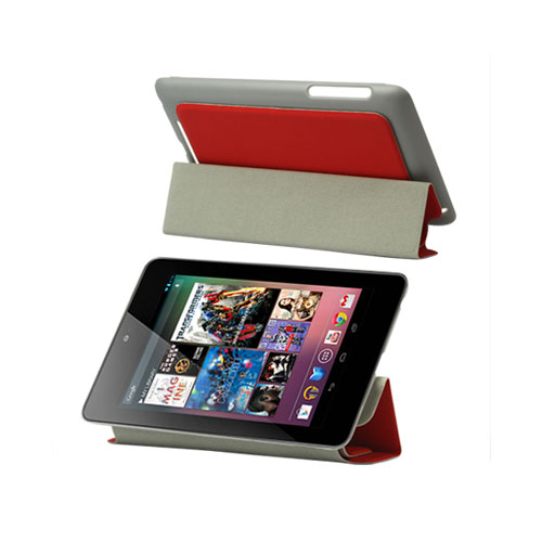 Techno (Röd) Google Nexus 7 Fodral