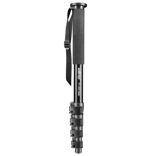 Walimex FT-1502 Enbensstativ 1/4 Arbetshöjd=51 - 177 cm Svart inkl. väska
