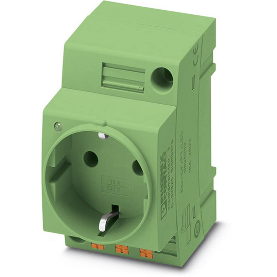 Skåpsockel Phoenix Contact EO-CF/PT/LED/GN Grön 1 st